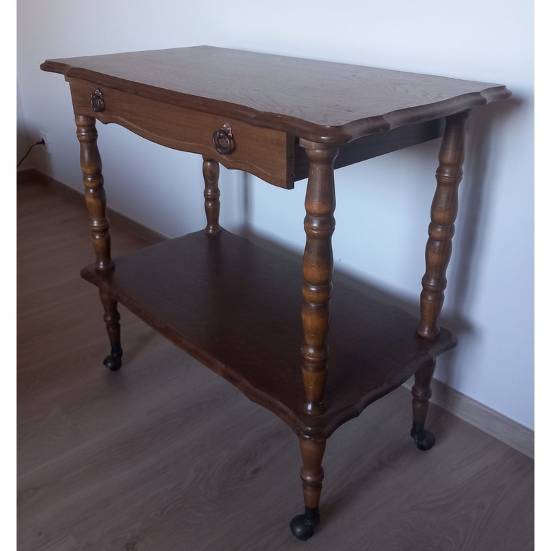 Desserte Chariot À Roulettes Style Louis Xv