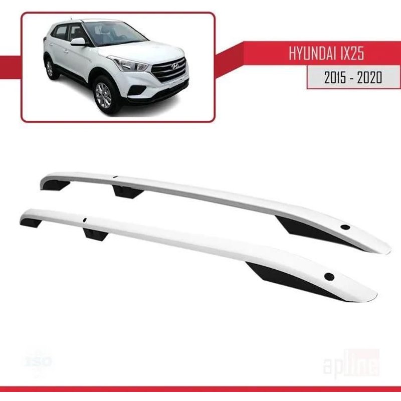 Rails de Toit Barres Set Cross Barres Rail pour Hyundai ix25 2015-2020 GRIS (Modèle Adhésif) 6