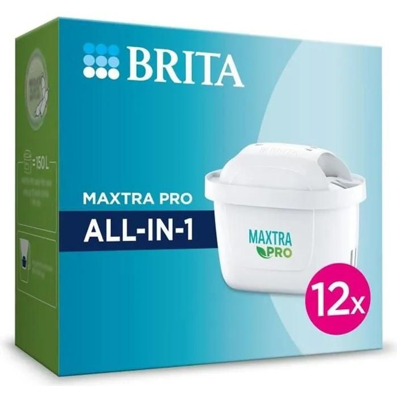 BRITA Pack de 12 Cartouches Filtrantes MAXTRA PRO ALL-IN-1 - Nouveau MAXTRA