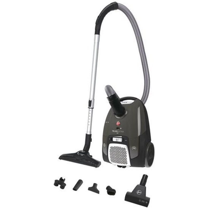 Hoover Telios Extra Lite TXL21PET011 - Aspirateur - traineau - sac - Gris ardoise
