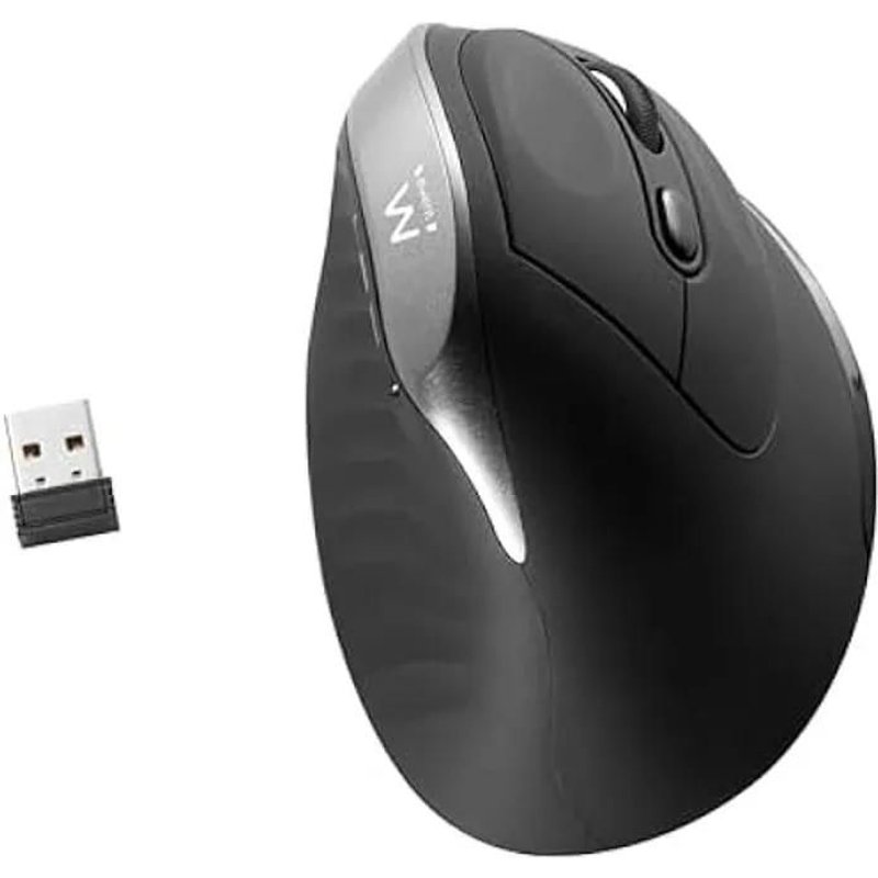 Souris Ergonomique Verticale sans Fil EWENT - 800/1200/2400 DPI - 6 ContrĂ´les - Vert