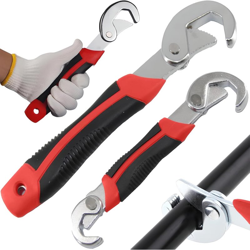 Clé réglable universelle 9-32 mm, clé mixte réglable, prise réglable, lot de 2 pièces, clé à fourche universelle, clé multifonction, clé à fourche