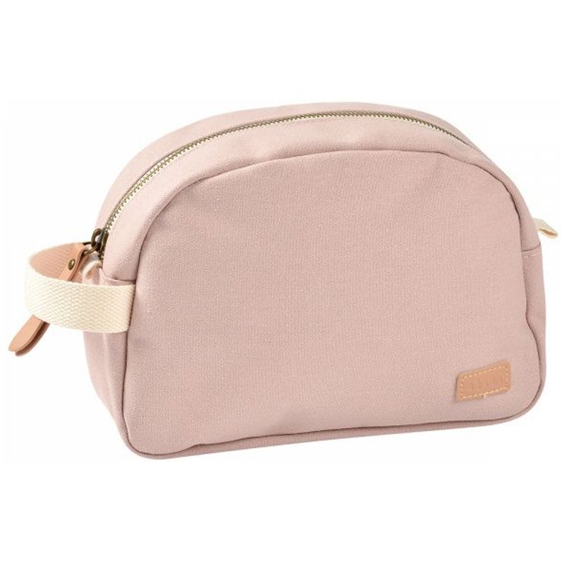 Trousse De Toilette Canvas Rose Poudré