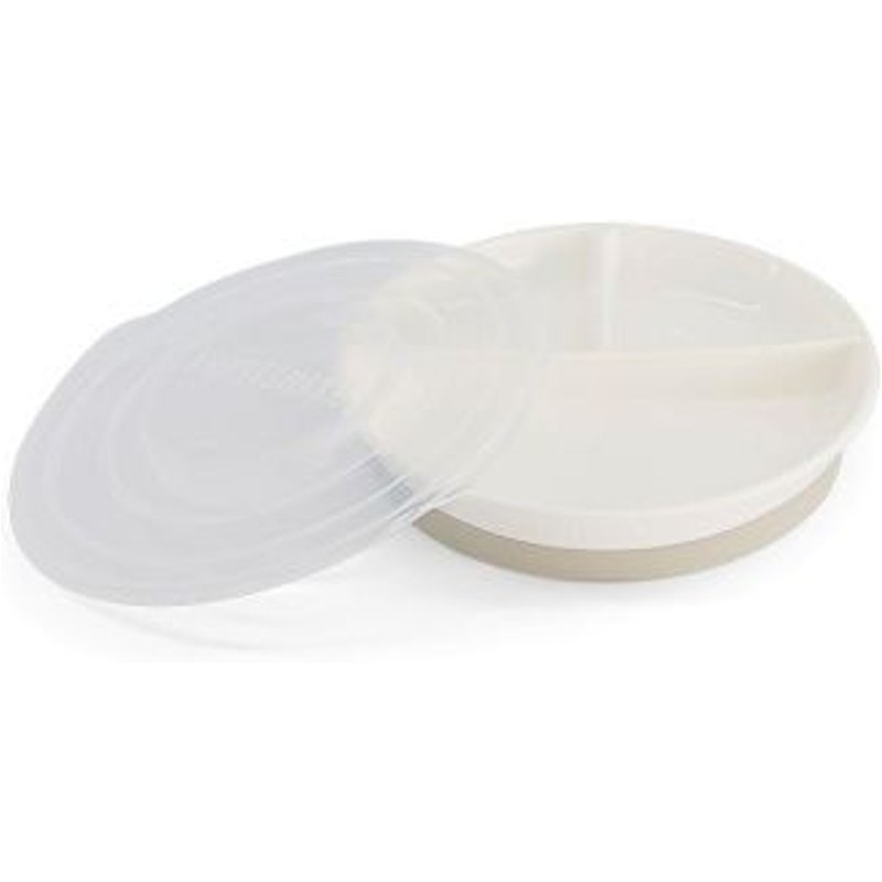 Assiette À Compartiments Bébé +6 Mois Blanc