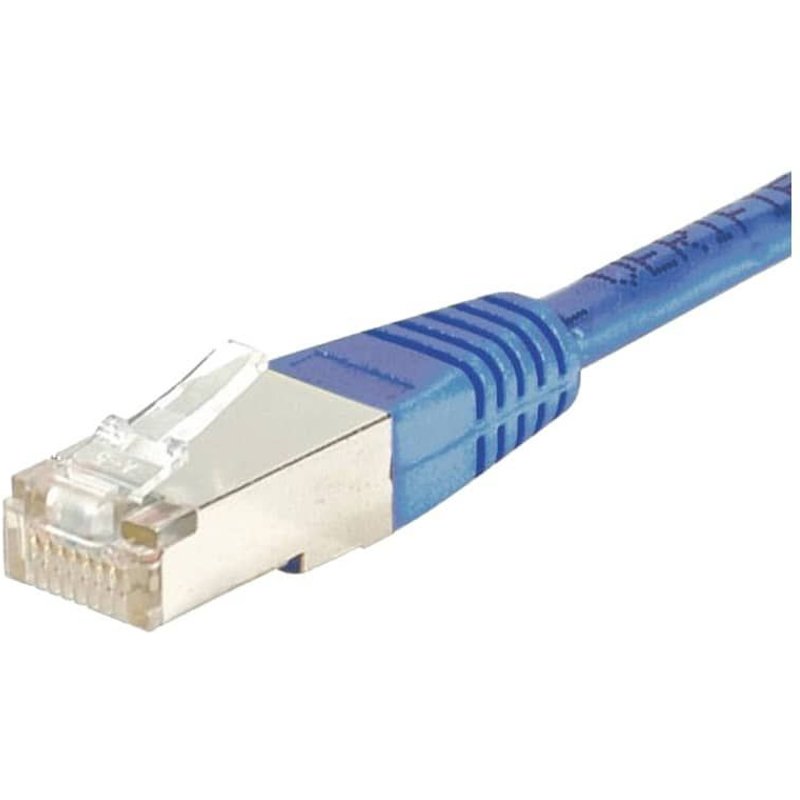 Cable MM RJ45 Cat.6, 1.0m droit Bleu (MM-RJ4.RJ4-0010BL)