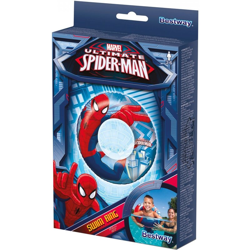 Permanent Mixte Bte/Bouee Spiderman 56cm (3-6 Ans)
