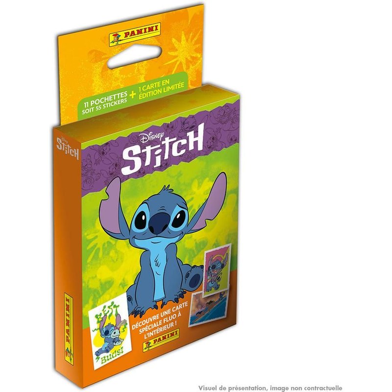 Stickers STITCH Blister 11 pochettes + 1 carte EL