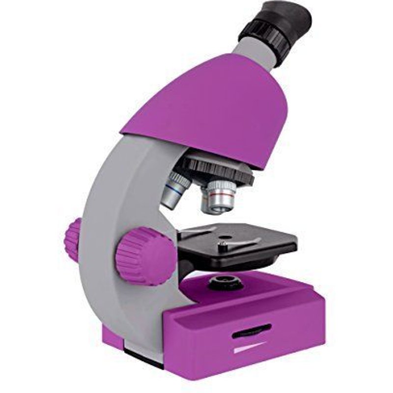 Bresser Junior Microscope Optique zoom 40-640x Pourpre
