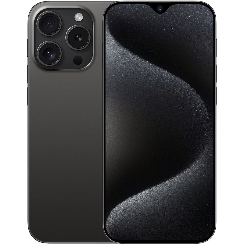 Téléphone Mobile i15 Pro Max 4G Véritable 7.3 Grand Écran 1300 Millions de Pixels 16+1TB Android Noir Couleur EU Reglements Interneurs Non Supporte l'Utilisation Nationale