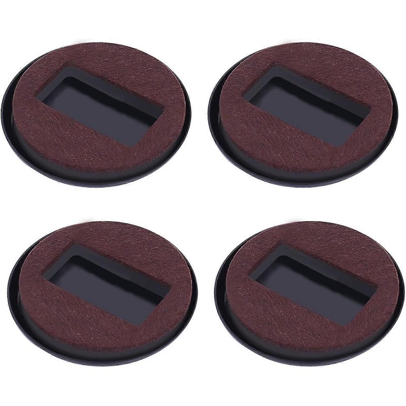 4pcs Gobelets De Roulette Pieds En Caoutchouc Pour Meubles Anti-Glissement Meubles Gobelets De Roulettes Bouchons De Roue De Lit - Dd