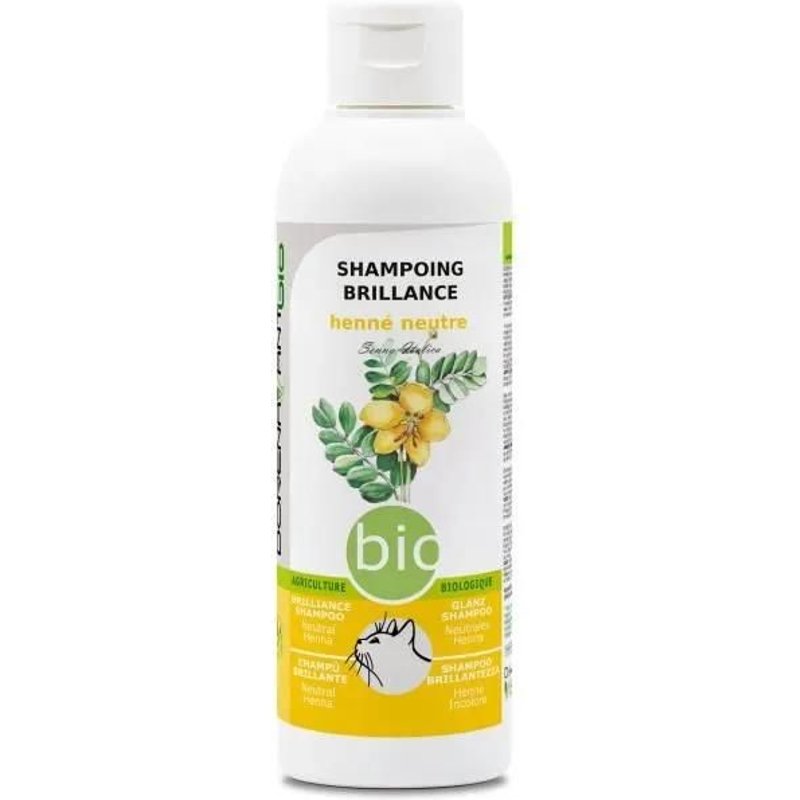 Shampooing Bio Brillance - Dorénavant - 200 Ml - Sans Silicones - Sans Parabènes - Pour Chat