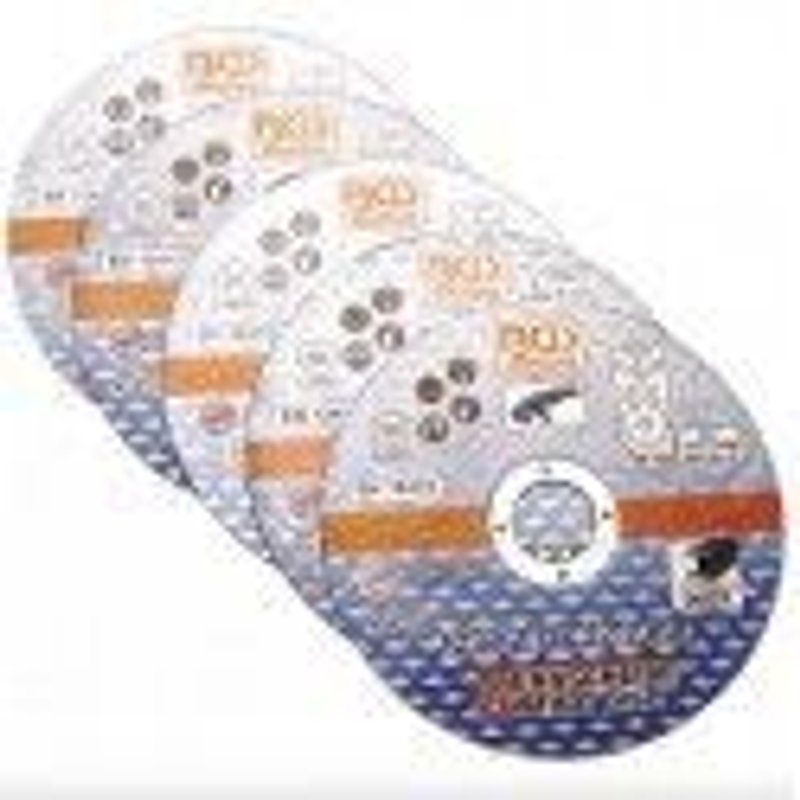 Lot 5 disque à tronçonner coupe fine inox ° 125 x 1 x 22.5 mm découper métal métaux BGS