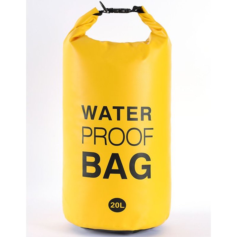 Sac D'eau Étanche Pour Activités Extérieures En Plein Air Sac De Rangement Pour Natation Sac À Flotteur Étanche Sac À Dos Résistant Aux Rayures Et À L'usure En Couleur Jaune Taille 40l Personnalisable