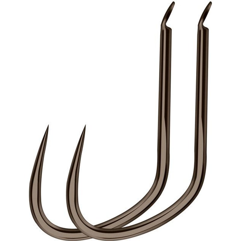 Crochet D'angle De Carpe En Alliage De Titane DĂ©bitant Fortement RĂ©sistant Ă La Traction Pour Le PĂȘche En Plein Air SĂ©rie Alliage De Titane DĂ©bitant Noir