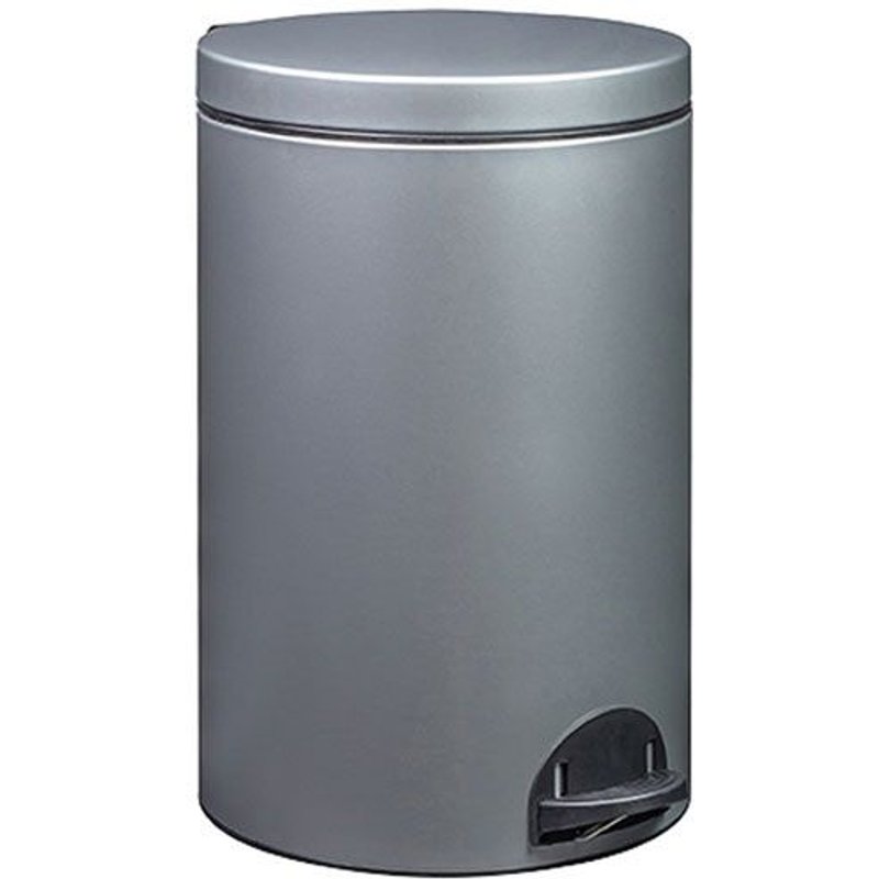 Rossignol - Poubelle elora 20l gris metal brillant 90251