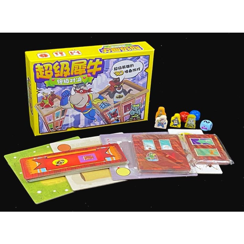 Jeu De Cartes De Luxe Super Calvin Pour Parents Et Enfants Édition Ultimate De Super Calvin Pour Réunion En Famille Jeu De Table À Piler