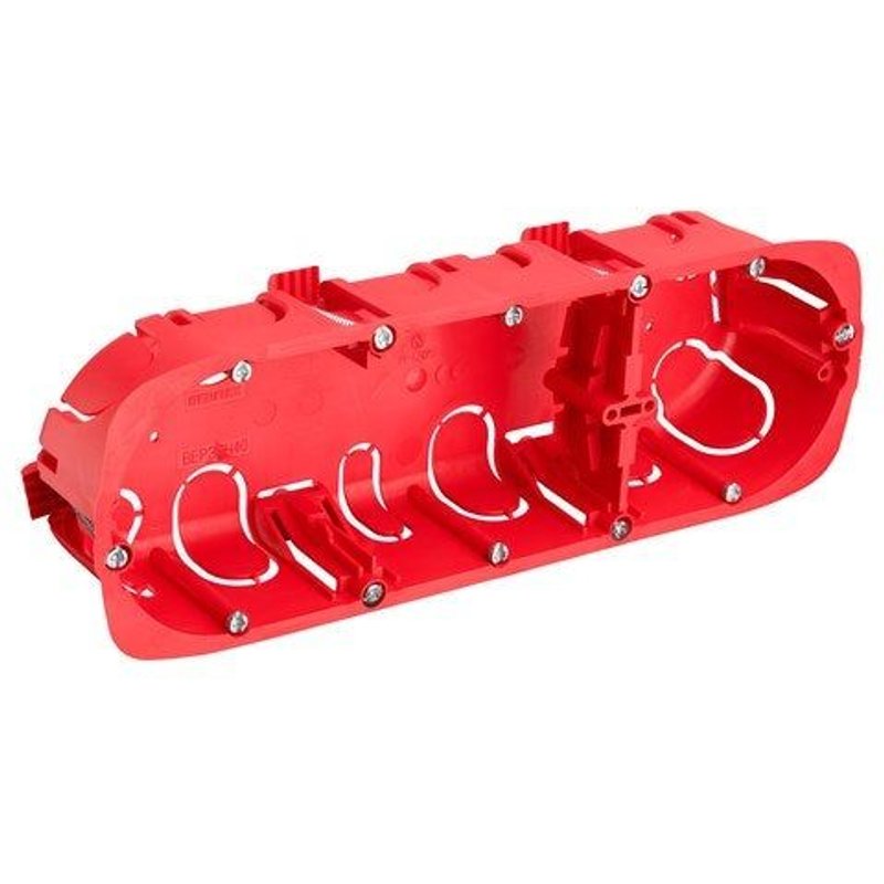 Boîte d'encastrement, cloison creuse 3 poste(s), profondeur 40 mm DEBFLEX