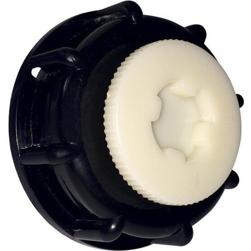 Adaptateur plastique de cuve, BOUTTE, avec bouchon