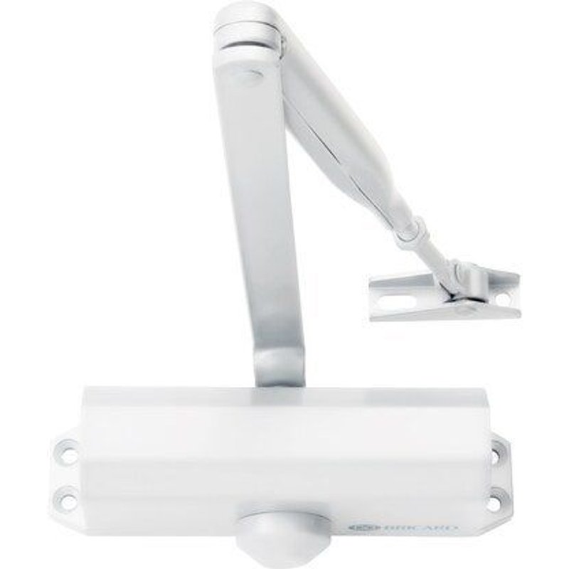 Ferme-porte a coulisses BRICARD 6100201 Force 3, acier blanc