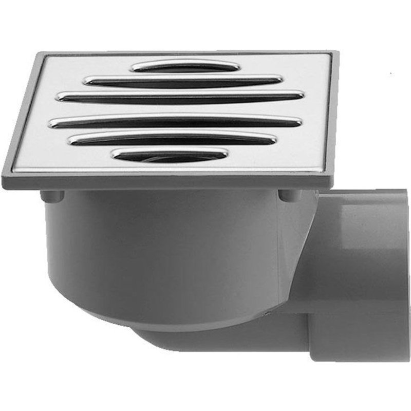 Siphon de sol douche à l'italienne, 10 x 10 cm, GIRPI