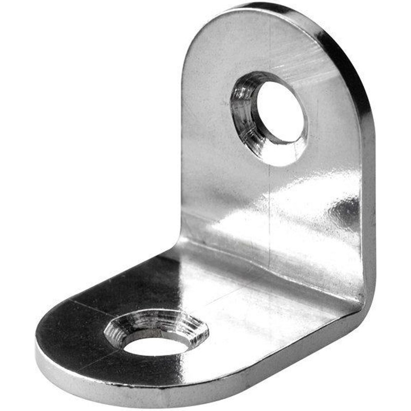 Lot de 10 équerres de chaise inox HETTICH, L.20 mm x l.15 mm x H.2 cm