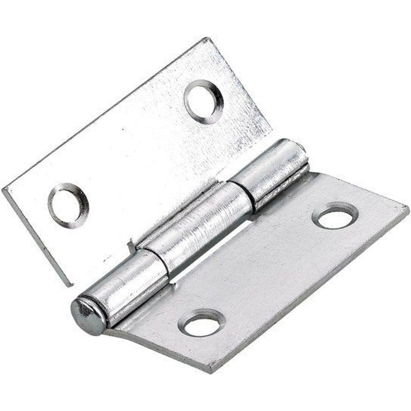 Lot de 2 charnières universel acier pour meuble, HETTICH, L.36 x l.38 mm