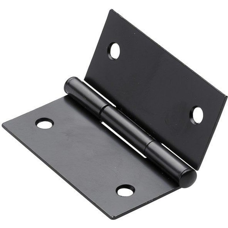 Charnière en acier pour meuble, HETTICH, L.50 x l.50 mm, noir