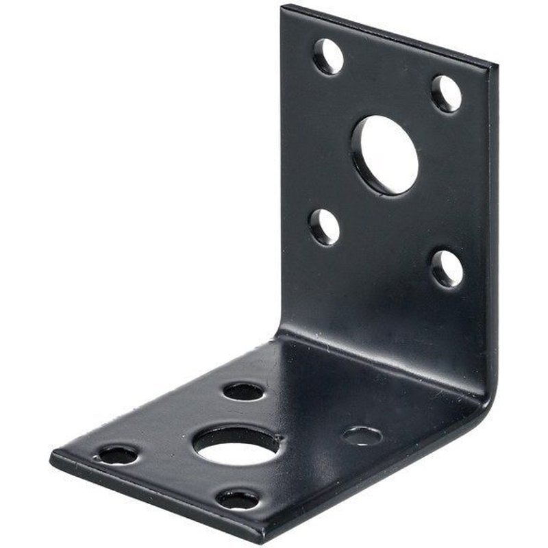 Equerre noir HETTICH, l.50 mm x P.30 cm