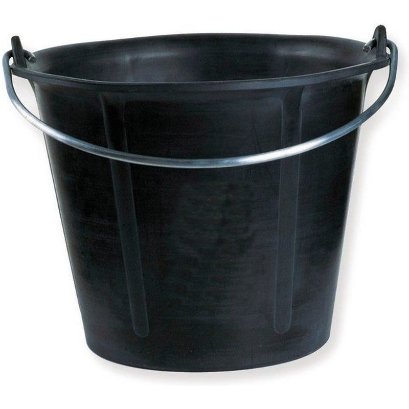 Seau de maçon 20 l polyéthylène noir MONDELIN