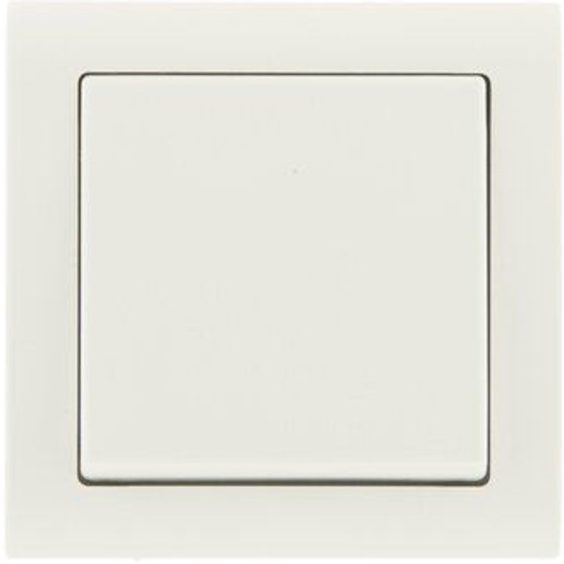 Poussoir saillie complet Besto, blanc