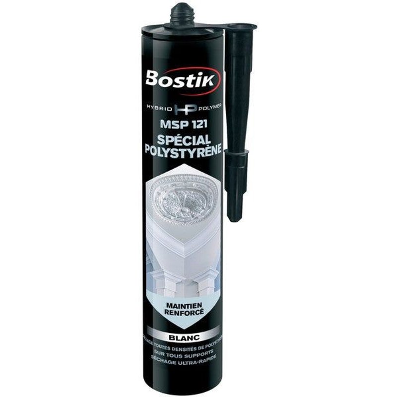 Colle joint int/ext polymere bostik fixpro msp121 polystyr/moulur 290