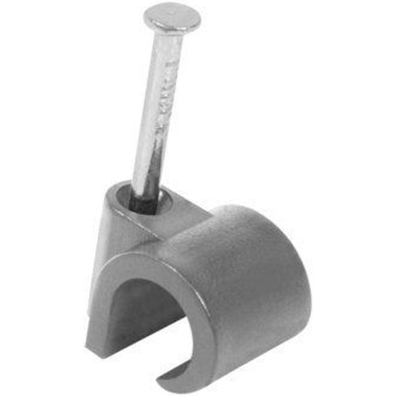 Sachet de 25 attache-fils, Diam. De 8 Ă 12 mm, L.14 mm, gris