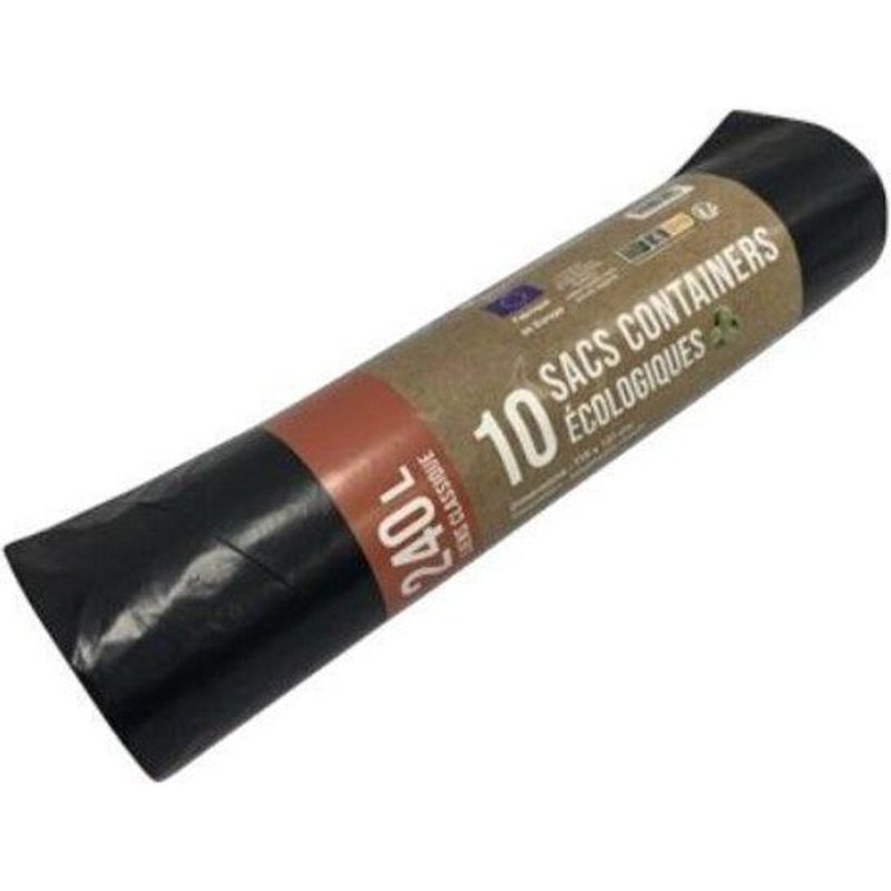 Sacs-poubelle 240 l noir