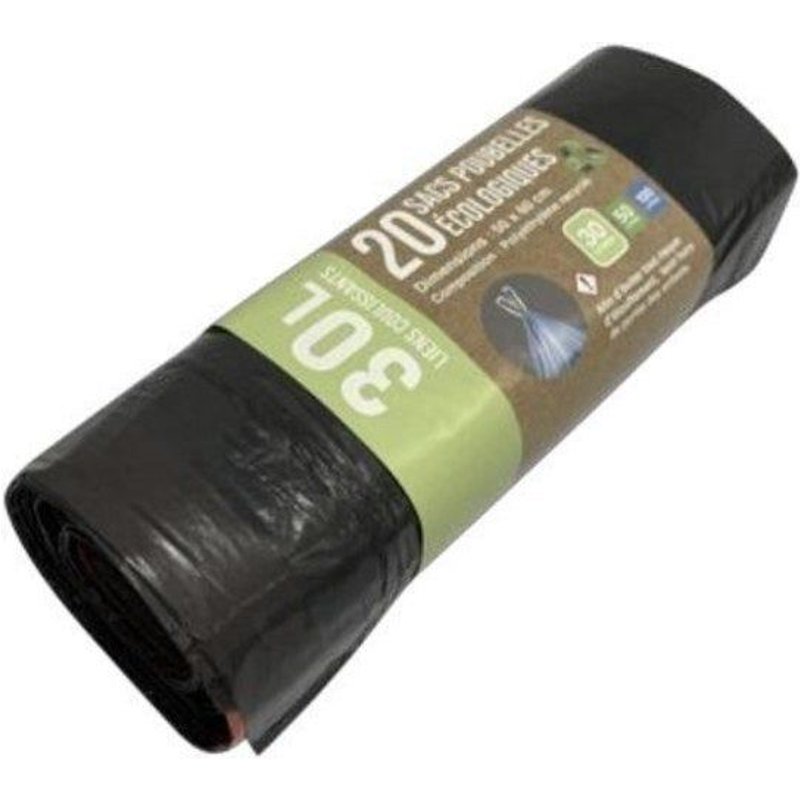 Sacs-poubelle 30 l noir