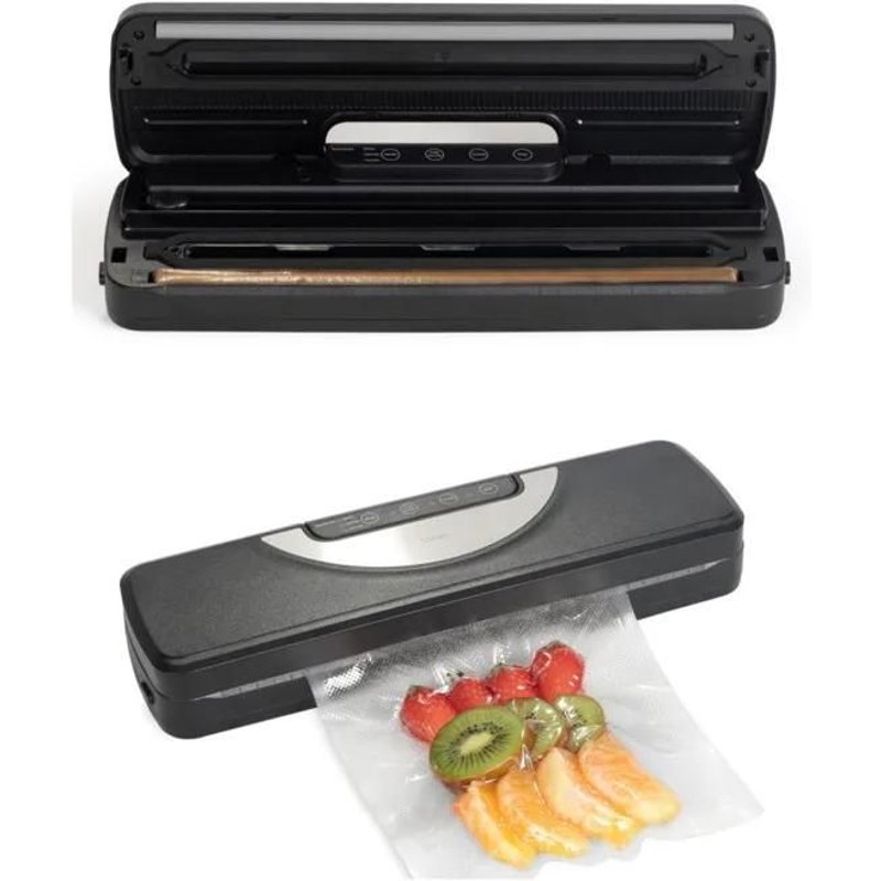 Machine à mettre sous vide électrique 110W Rouleau de film de 28 cm x 3 m inclus + Cutter intégré