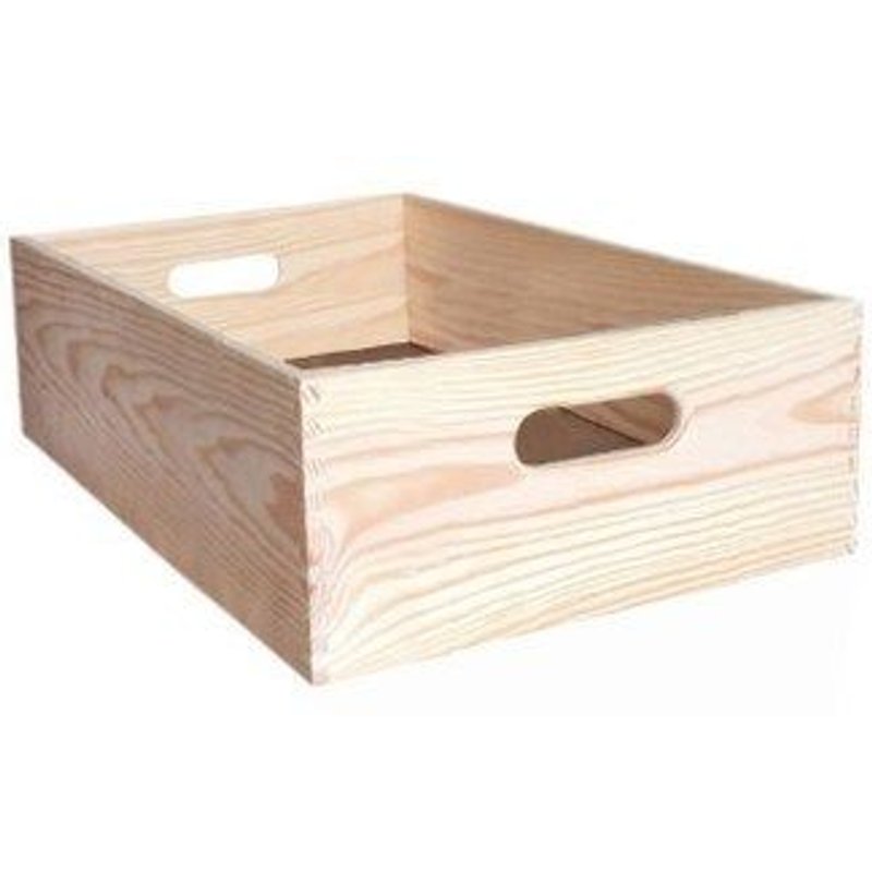 Panier beige l.40 x P.60 x H.15 cm