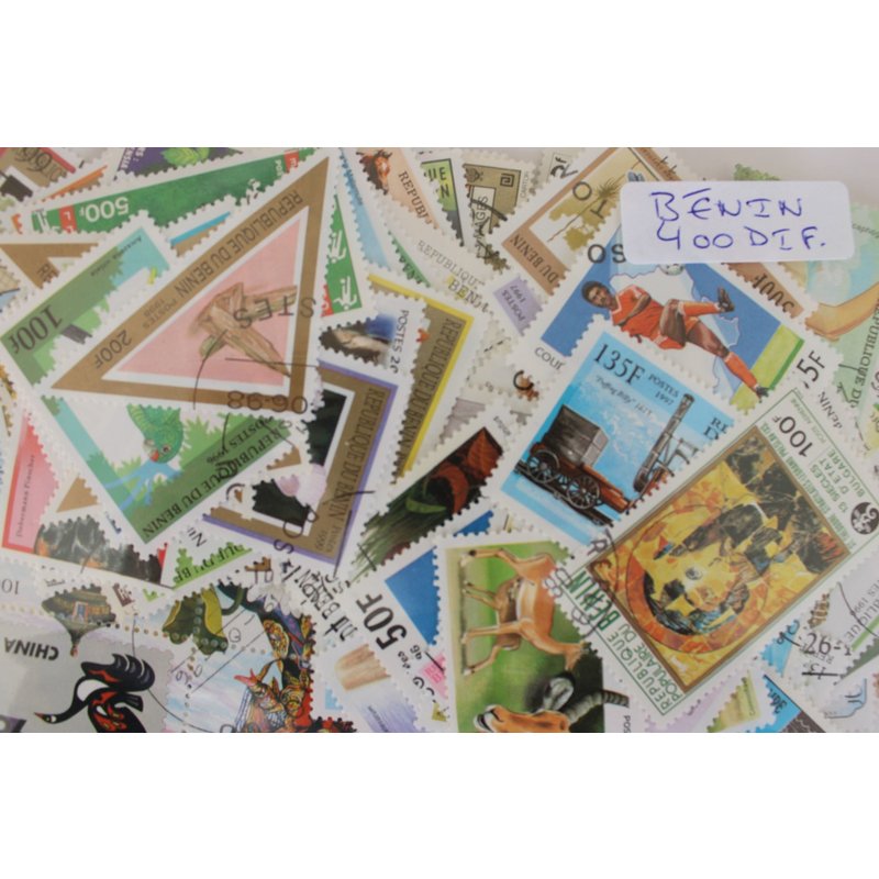 Bénin 400 Timbres Différents