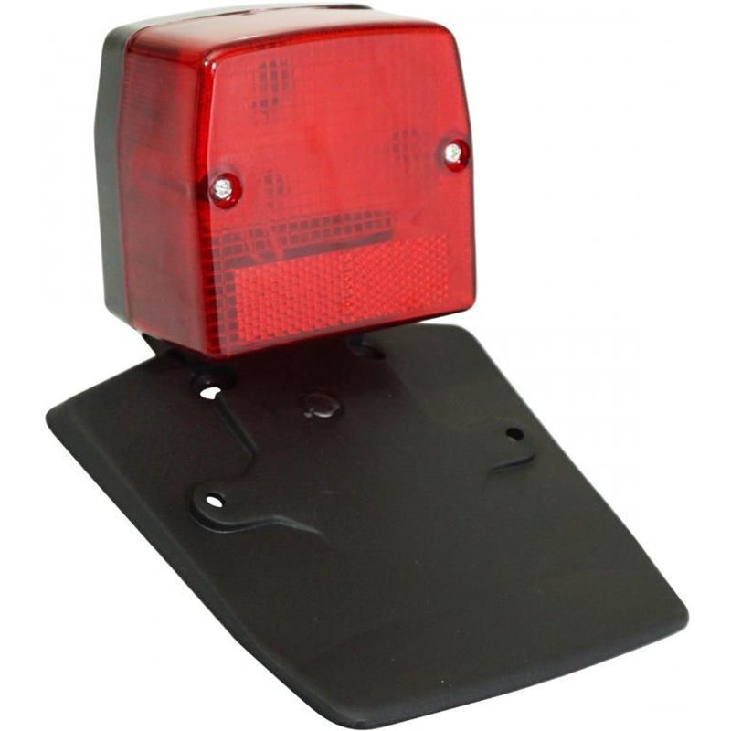 Feu arrière rouge avec bavette Peugeot 103 SPX / RCX - MBK 51S