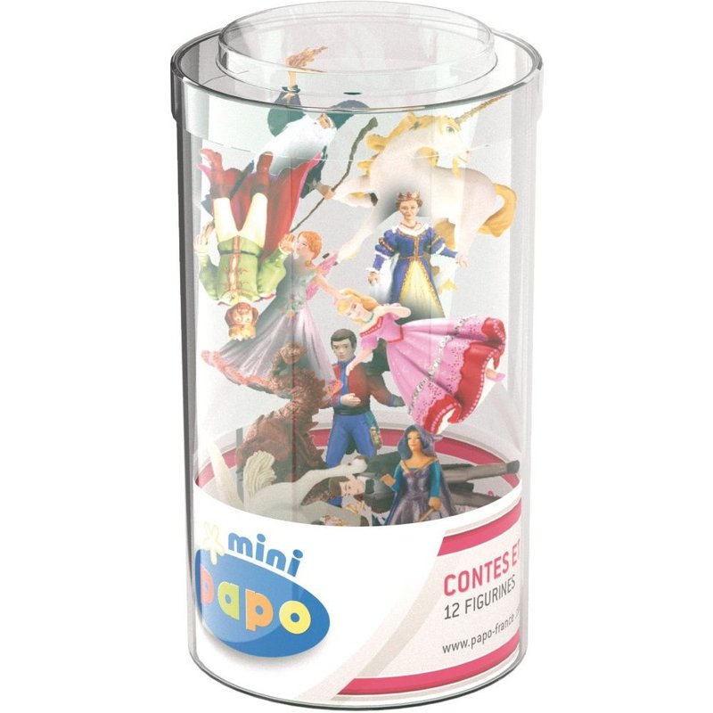 Mini Papo Mini Plus Monde Enchanté (Tube, 12 Pcs)