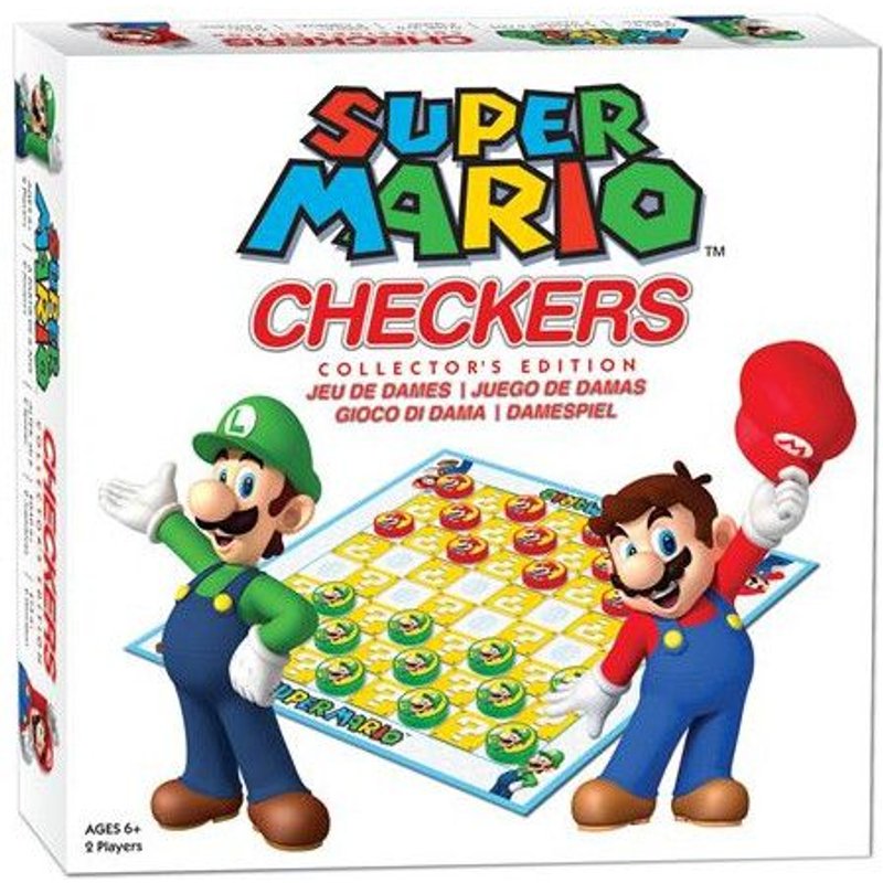 Jeu Classique Goliath Super Mario Checkers