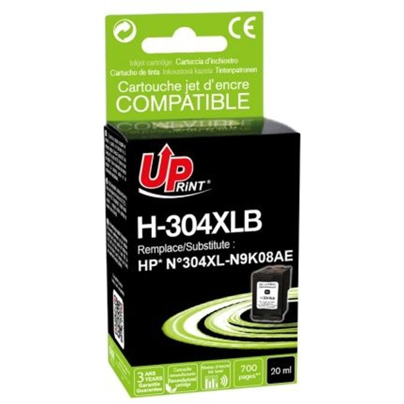 Cartouche encre UPrint compatible HP 304 XL noir