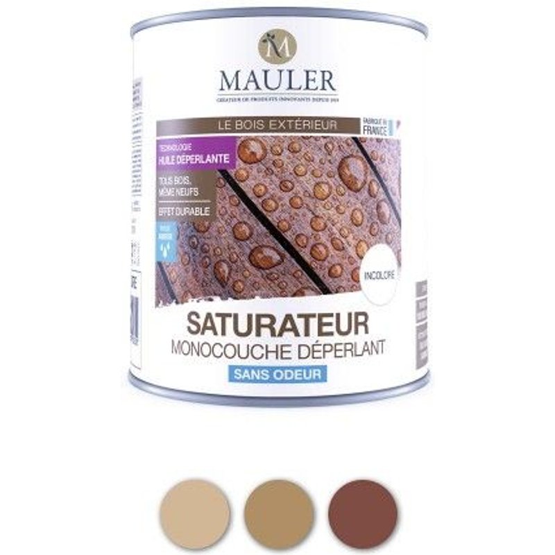 Saturateur monocouche déperlant - 10 litres - incolore Mauler
