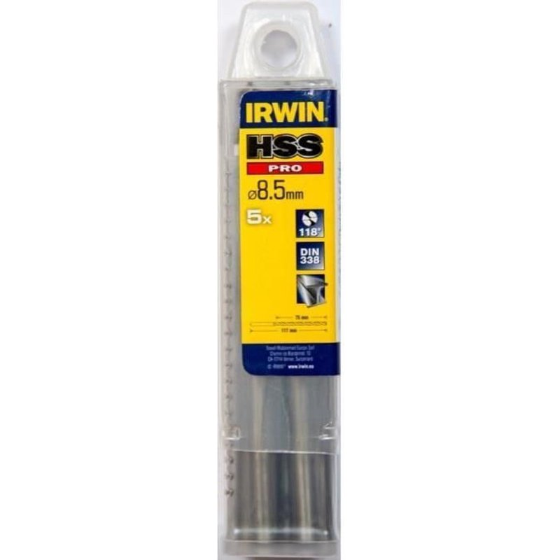 Foret métaux HSS Pro Ø 8,5 mm - Étui de 5