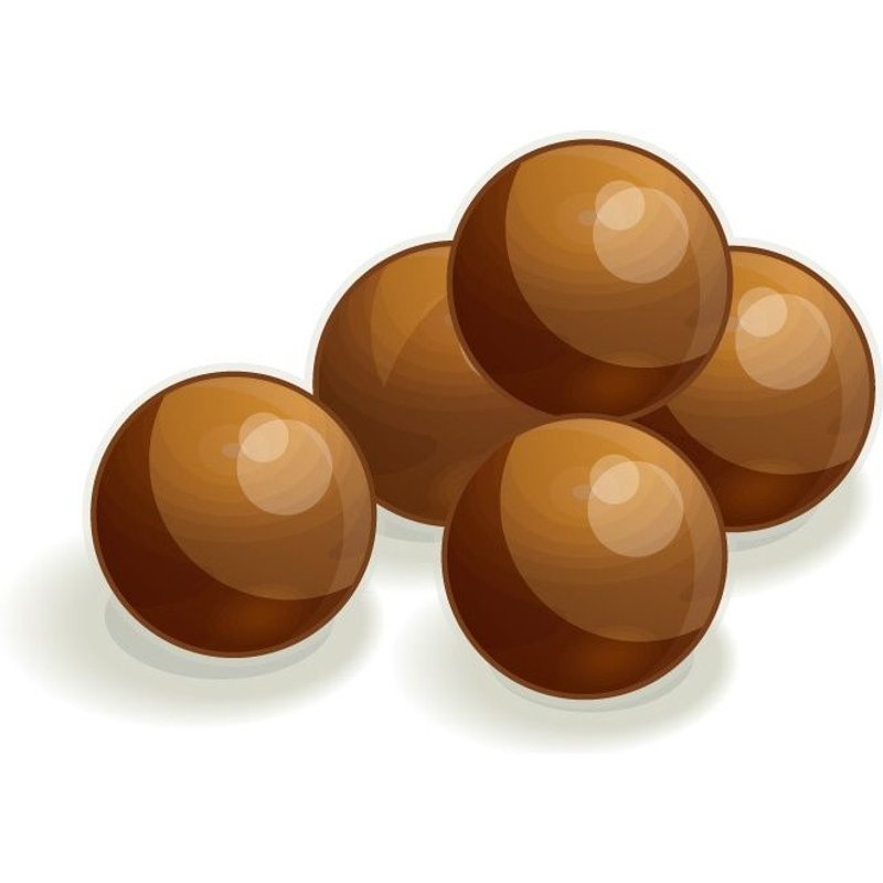 Medieval Et Fantastiques Set De 5 Boulets De Catapulte