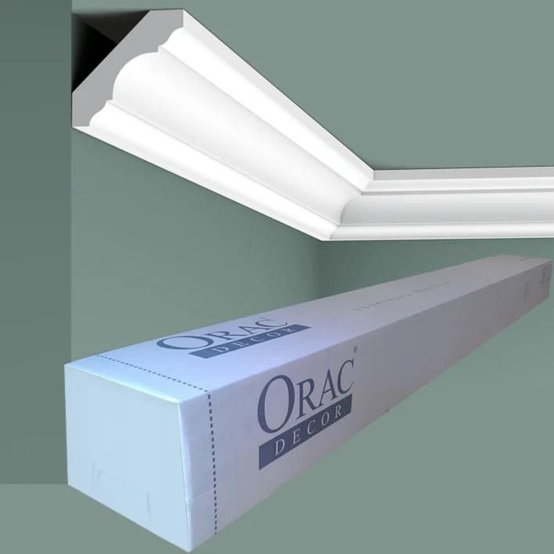 C215 Corniche plafond Orac Decor - 4,5x4,5x200cm (h x p x L) - moulure décorative polyuréthane