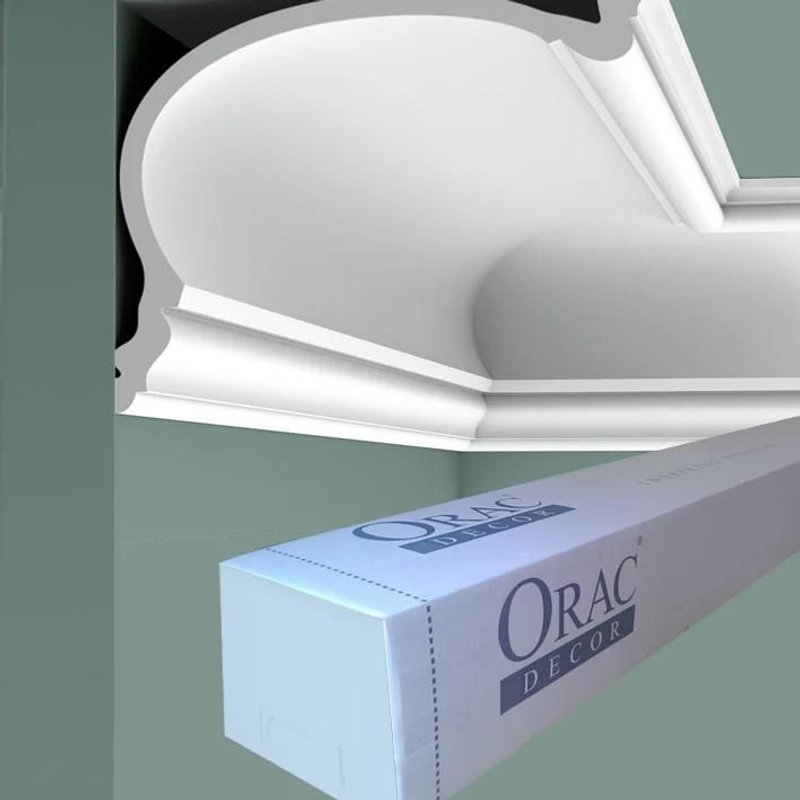 C343 Corniche Heritage XL plafond polyuréthane Orac Decor Luxxus- 19x25cm (h x p) moulure décorative