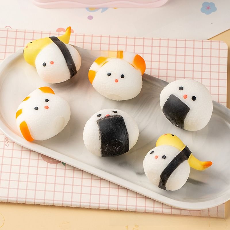 Jouets Stress Relievers Sushi À Manger Pour Enfants Similar To Those On Little Red Book Wholesale From Yiwu Factory In Color
