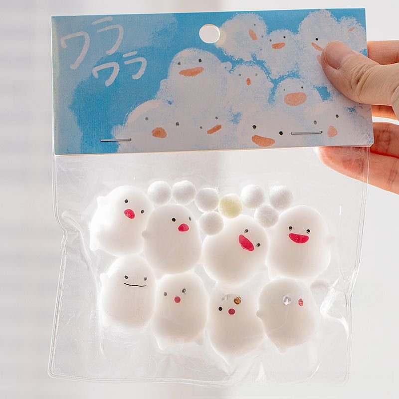 Jouets De Soulagement De Stress Créatifs En Pvc Avec 8 Pièces Squeezable Walla Walla Pour Réveur Vie Enfants Cadeaux Jouets De Soulagement De Stress