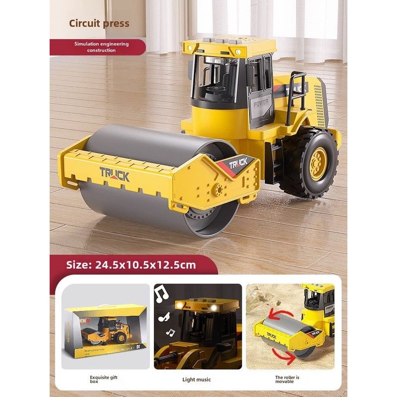 Voiture D'alliage Pour Enfants Voiture De Jeu Pour Enfants 0-6-12 Ans Camion De Simulation De Construction Voiture De Modèle De Voiture Grande Taille