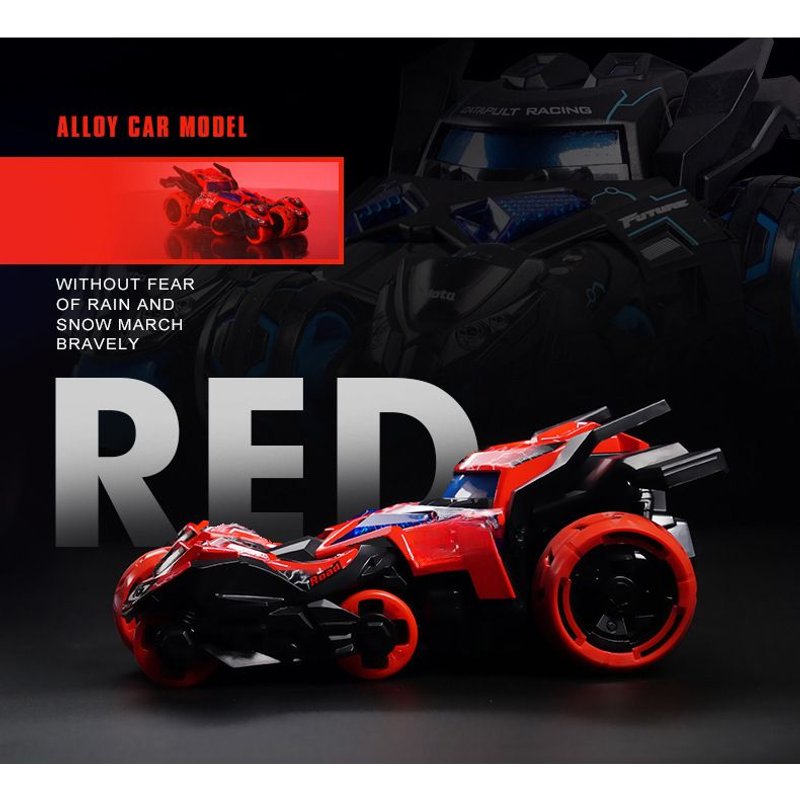 Voiture De Combat À L'effet D'explosion 3 En 1 De Mingyuan Avec Feux Lumineux Et Musique Cool Modèle De Jouet Pour Garçons Couleur Rouge